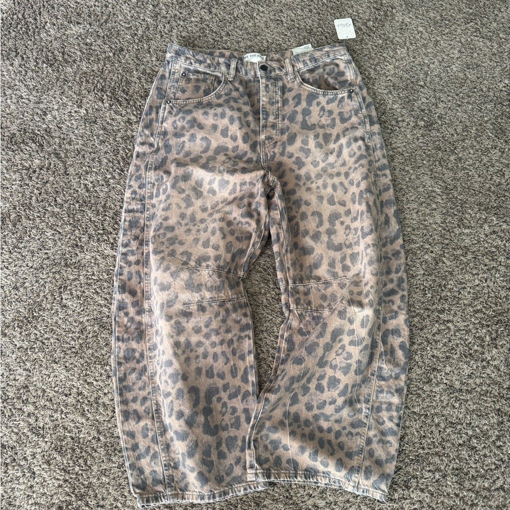 We The Free Leopard Print Jeans - size 30
